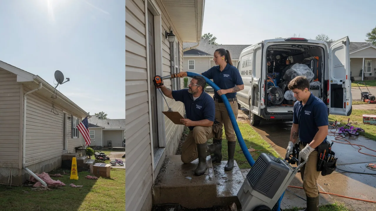 Ceiling Water Damage Restoration in Elkhorn, NE near me
